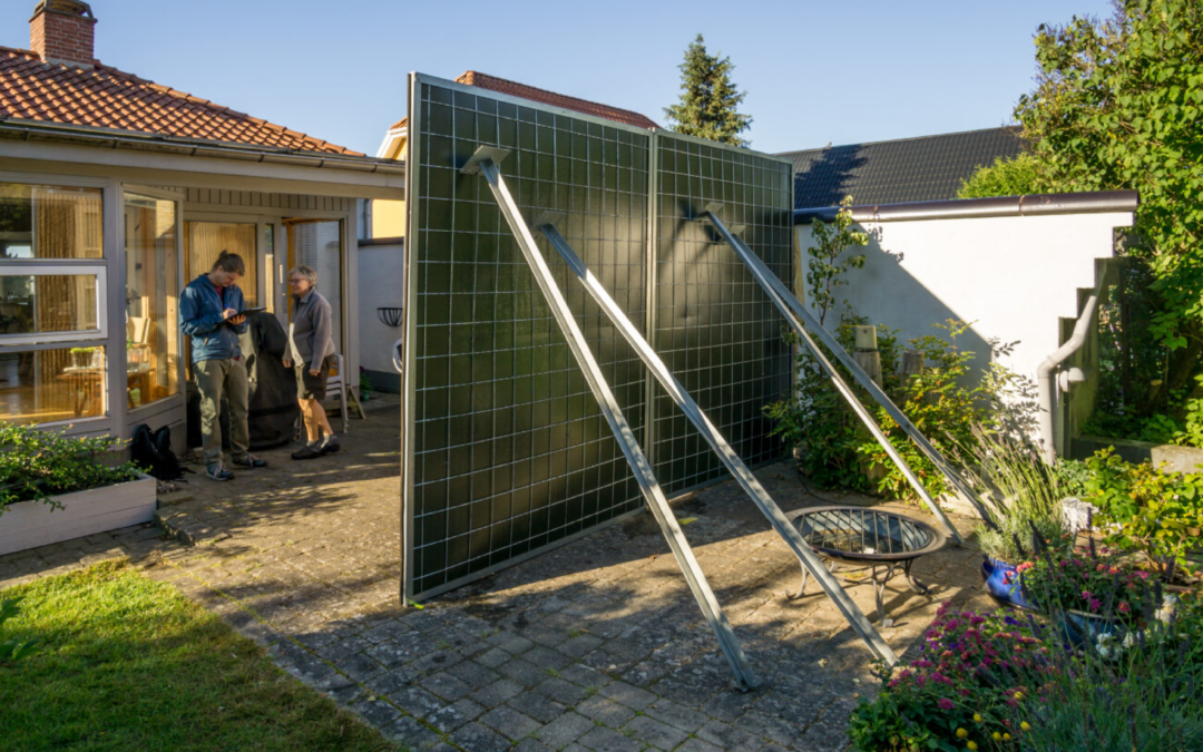 Private støjhegn i haven